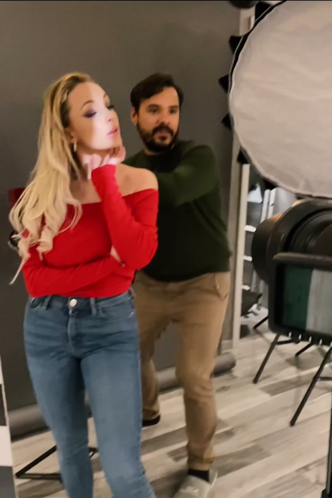 Coulisses : Équipe en shooting